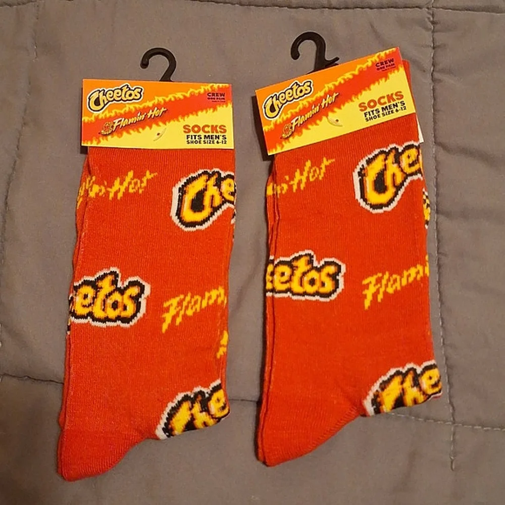 Flamin' Hot Cheetos Logo Crew Socks (1)